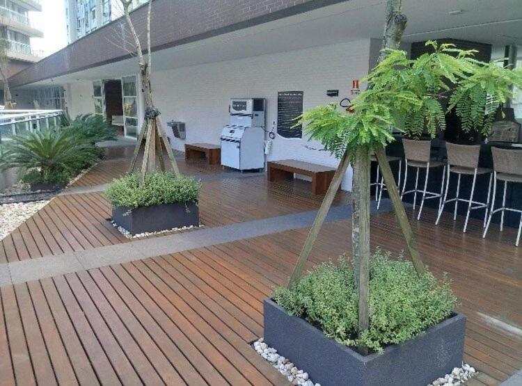 Vista Mar Unlimited Frente Mar Ar Condicionado Garagem Arrumacao Andar Alto E Piscina Aquecida, Sauna E Muito Mais! Santos  Exterior foto