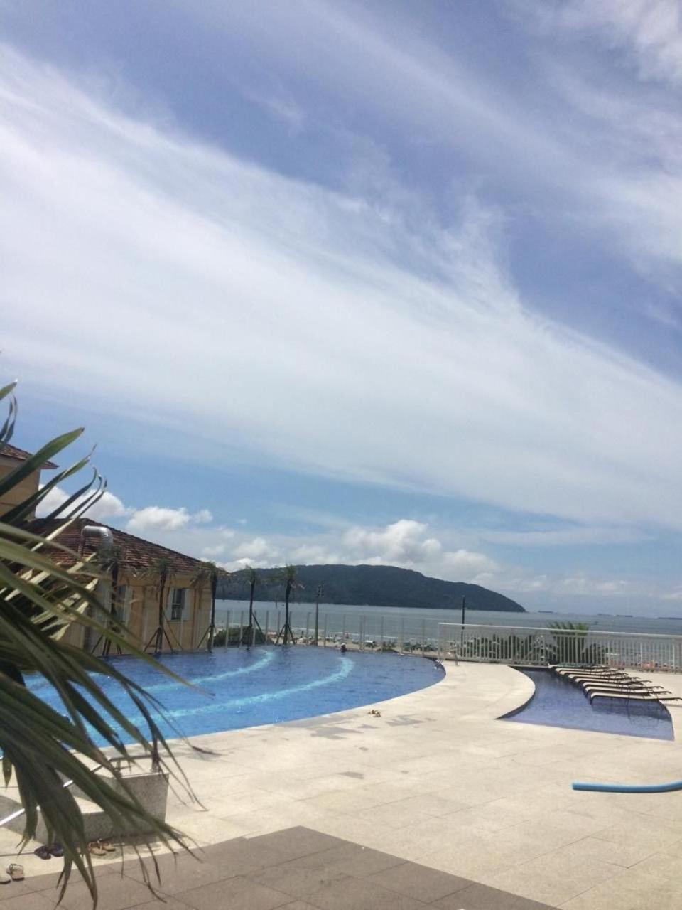 Vista Mar Unlimited Frente Mar Ar Condicionado Garagem Arrumacao Andar Alto E Piscina Aquecida, Sauna E Muito Mais! Santos  Exterior foto